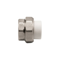 Комбинированная муфта VRT разъемная, внутренняя, 20х3/4", EVER plast, белый 532433