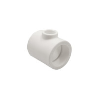 Переходной тройник VRT 50х25х50 EVER plast, белый, Россия 537465