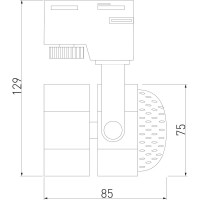 Потолочный светильник Elektrostandard Robi, белый GU10 MRL 1004 a047354