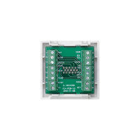 Плата с разъёмом VGA Simon, D-sub, 15 pin, К45, винтовой зажим, мама, белый K100B-9