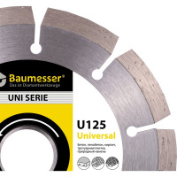 Диск алмазный сегментный по бетону Universal (125х22.2 мм) Baumesser 94315129010