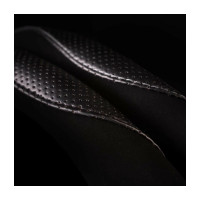 Оплётка руля CarPerformance экокожа, чёрный, М CP-2032 BK/BK
