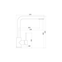 Смеситель LONGRAN Sprint logic Stainless Steel LM2196 SS