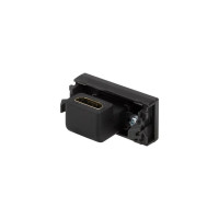 Проходная розетка Simon угловая для подключения HDMI-разъёма аудио/видео v1.3 S27 2701094-038