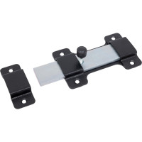 Накладная задвижка Tech-Krep ЗЩ 015 115х70 плоский ригель L154 черный 148366