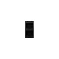 Наклонный адаптер Simon на 2хRJ45 коннектора, S-модуль, графит S80B-14
