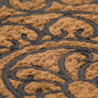 Кружевной кокосовый коврик SUNSTEP полуовал 40х60 см, 32-072