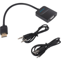 Мультимедиа конвертер VENTION HDMI VGA + аудио ACHBB