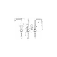 Смеситель для кухни Paulmark LOGAS бежевый Lo213021-328