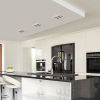 Встраиваемый светильник Elektrostandard 9923 LED 20W 4200K белый черный a052482