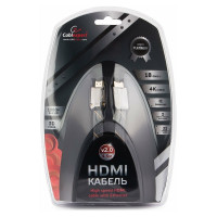 Кабель Cablexpert HDMI 4.5 м v2.0 M/M плоский позол.разъемы металлический корпус CC-P-HDMI04-4.5M