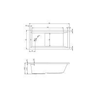 Акриловая ванна RIHO LUSSO PLUS 170 B006001005
