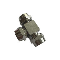 Фитинг металлический зажимной Т-образный для трубки ПВХ (10 шт; 9-12 мм) ДАЛИ-авто DA-02434