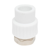 Муфта RTP с накидной гайкой на металлическом штуцере, внутренняя резьба, D20х3/4 мм 10697