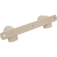 Комбинированный угольник RTP PN25 с креплением, двойной под смеситель, наружная резьба, D25х1/2 мм, серая 11058