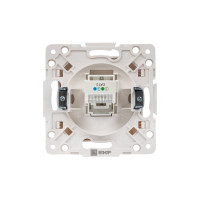 Механизм 1-местной розетки EKF PROxima Стокгольм, Phone, белый EYT01-034-10