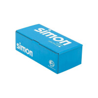 Телеблок Simon на 2 механизма К45, алюминий KTL202