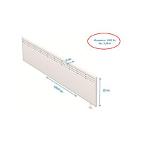 Конвектор BEHA с передней стальной панелью LV 10 Wi-Fi 810622