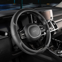 Оплетка SKYWAY Combo-12 M Черно/серая экокожа S01102474