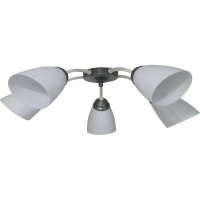 Светильник ЭЛЕТЕХ Китти 151 белый хром плафон П0475 НПБ 01-5х60-134 Е27 ИУ 1005404449