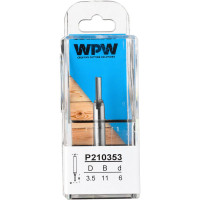 Фреза пазовая монолитный резец (3.5х11х6 мм) WPW P210353