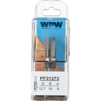 Фреза копировальная с верхним подшипником (12.7х19х6 мм; Z2) WPW PF31273