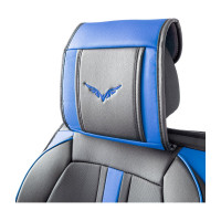 Каркасные 3D накидки на передние сиденья CarPerformance 2 шт. CUS-3012 BK/BL