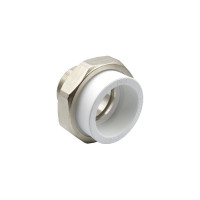 Комбинированная муфта VRT разъемная, наружная, 63х2", EVER plast, белый 532429