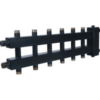 Коллектор дублер с гидроразделителем ROMMER на 3+3+1 контура RDG-0018-024037 RG008U48TD2V5S