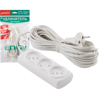 Удлинитель Engy Эконом 10м/3 розетки ШВВП 2х0.75 186719