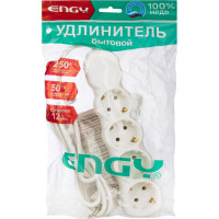 Удлинитель Engy Гранд 1.7м/4 розетки с заземлением ПВС 3х0.75 186689