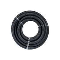 Гофрированная труба EKF FRHF, с зондом, d40 мм, черная Plast PROxima FRHF-40