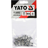 Алюминиевые резьбовые заклепки YATO М4 20 шт. YT-36452