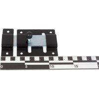 Задвижка накладная Zitar ЗЩ 30 115х75 плоский ригель L121 черный 148369