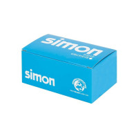 Наклонный адаптер Simon на 2хRJ45 коннектора, S-модуль, графит S80B-14