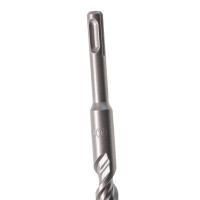 Бур по бетону, двойная спираль, Cobalt W-tip (16x260 мм; SDS PLUS) Denzel 705038