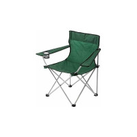Складное кресло Ecos DW-2009H с подлокотниками, подстаканниками, зеленое 993100