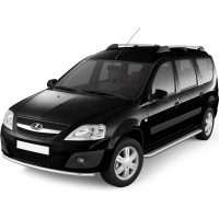 Рейлинги PT Group Серебристый муар Усиленный LADA Largus 2012- 01300702 LLA551501