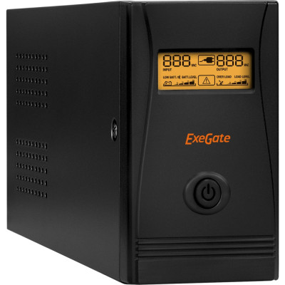 Источник бесперебойного питания ExeGate SpecialPro Smart LLB-600.LCD.AVR.EURO.RJ.USB 285580