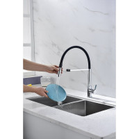 Смеситель для кухни Paulmark HALT хром Ha214021-CR