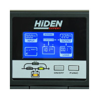 Источник бесперебойного питания HIDEN EXPERT 3 kVA/2,4 kW, 6хАКБ внешние, 72В, ЗУ 10А UDC9203H-72
