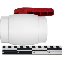 Кран шаровой Blue Ocean полипропиленовый (шар - PPSU) для агрессивных сред - 63 PPRF/BV/PPR/HW-2(W)-63