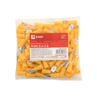 Плоский разъем EKF РпИп 5-6-0,8 PROxima 100 шт rpip-5-6-0,8