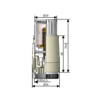 Комплект аксиальный SCHLOSSER DN15 GZ1/2хGW1/2 черный с головкой Мини M30х1.5 602200126 Ral 9005