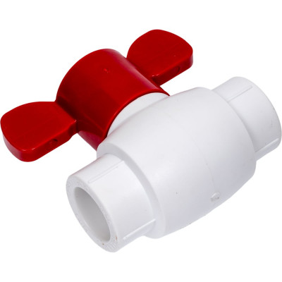 Шаровой кран Blue Ocean полипропиленовый (шар - PPSU) для агрессивных сред - 20 PPRF/BV/PPR/HW-2B(W)-20