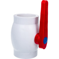 Кран шаровой Blue Ocean полипропиленовый (шар - PPSU) для агрессивных сред - 75 PPRF/BV/PPR/HW-2(W)-75