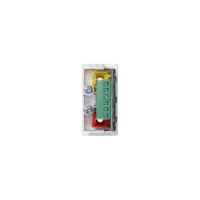Плата с 3-мя разъёмами RCA Simon audiovideo, 1/2 К45, винтовой зажим, тюльпаны, белый K105B-9