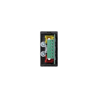Плата с 3-мя разъёмами RCA Simon audiovideo, 1/2 К45, винтовой зажим, тюльпаны, графит K105B-14