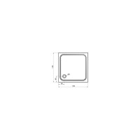 Душевой поддон Ravak Perseus Pro 100 Chrome, XA04AA01010 00000031641