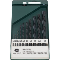 Набор сверл по металлу HC17 (10 шт; 1-9.5 мм; HSS) SDW TOOLS se00008